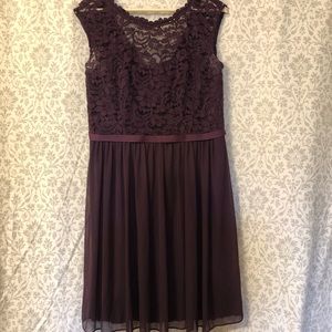 Lace & Mesh Bridesmaid Dress